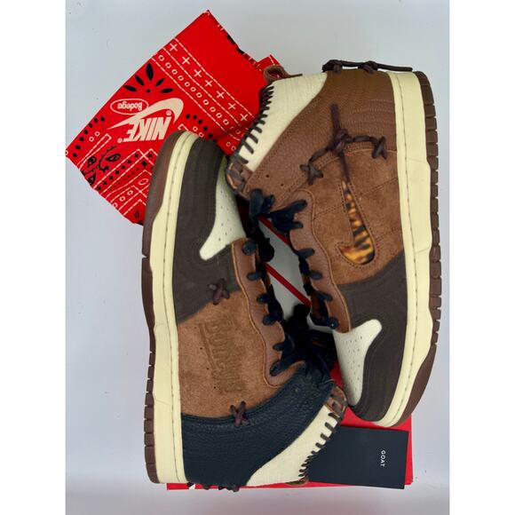 Nike Bodega Legend Dunk Men’s Size 10 CZ8125 200 # 399 - Picture 2 of 8